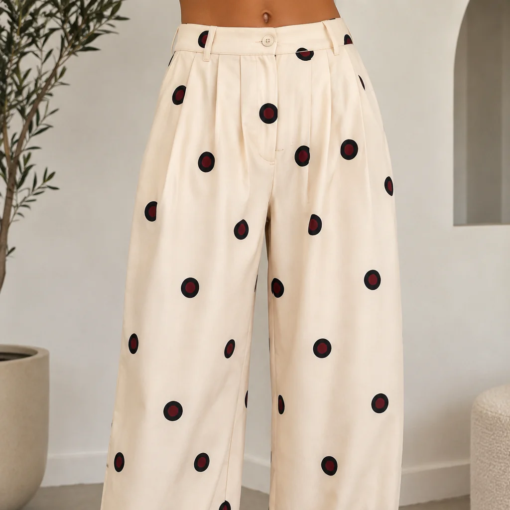 Polka Dot Casual Joggers